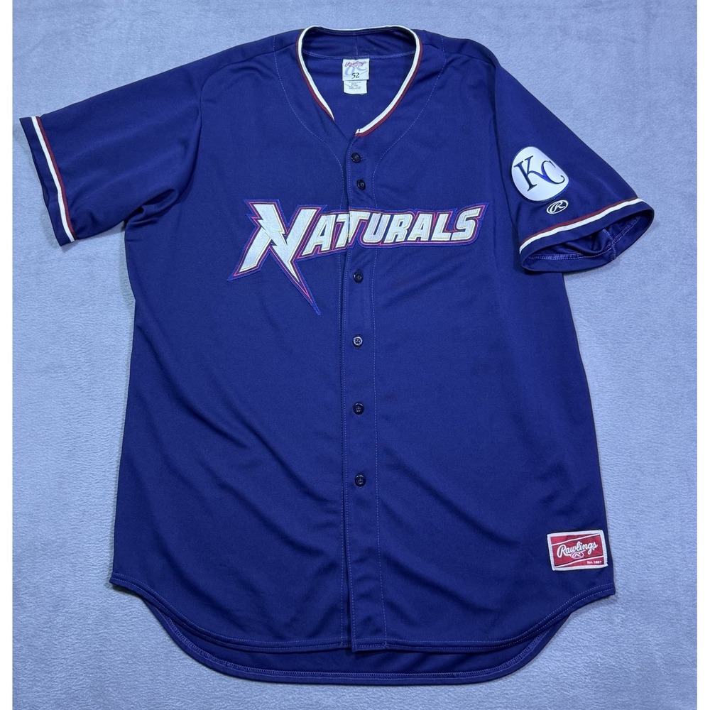 Rawlings Kansas City Royals Naturals Jersey #37 Size 52 XXL MLB Baseball